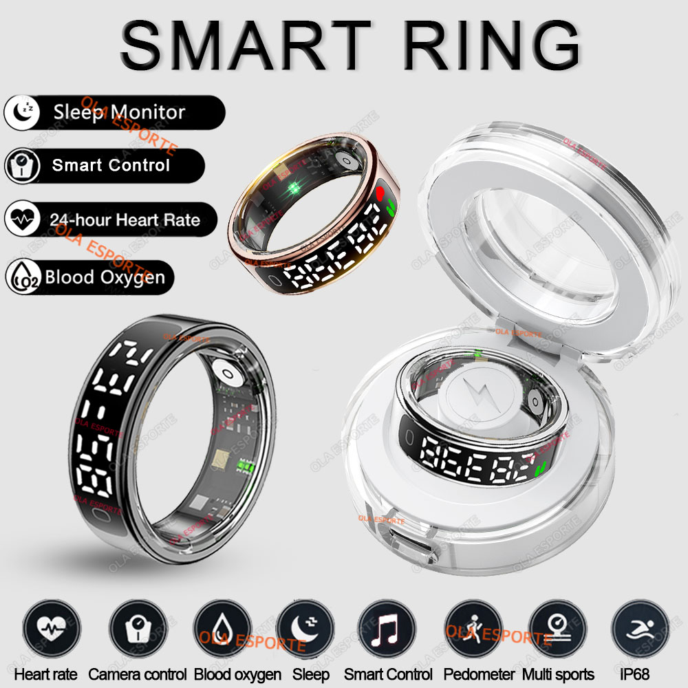 Women'S Health & Wellness Center - Anillo inteligente R13 con pantalla táctil,