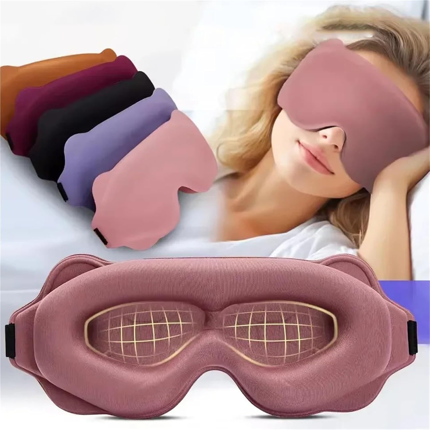 Sleep Eye Mask 3D - Máscara de Dormir 3D que Bloquea