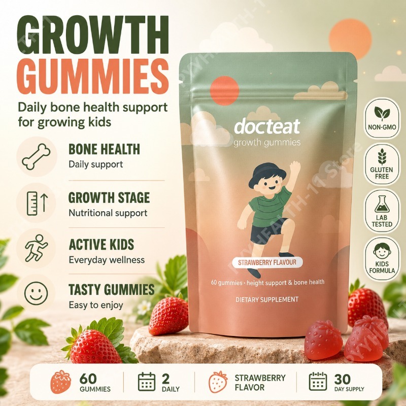 Health Wellness Gummies - Gomitas de Calcio para Niños con