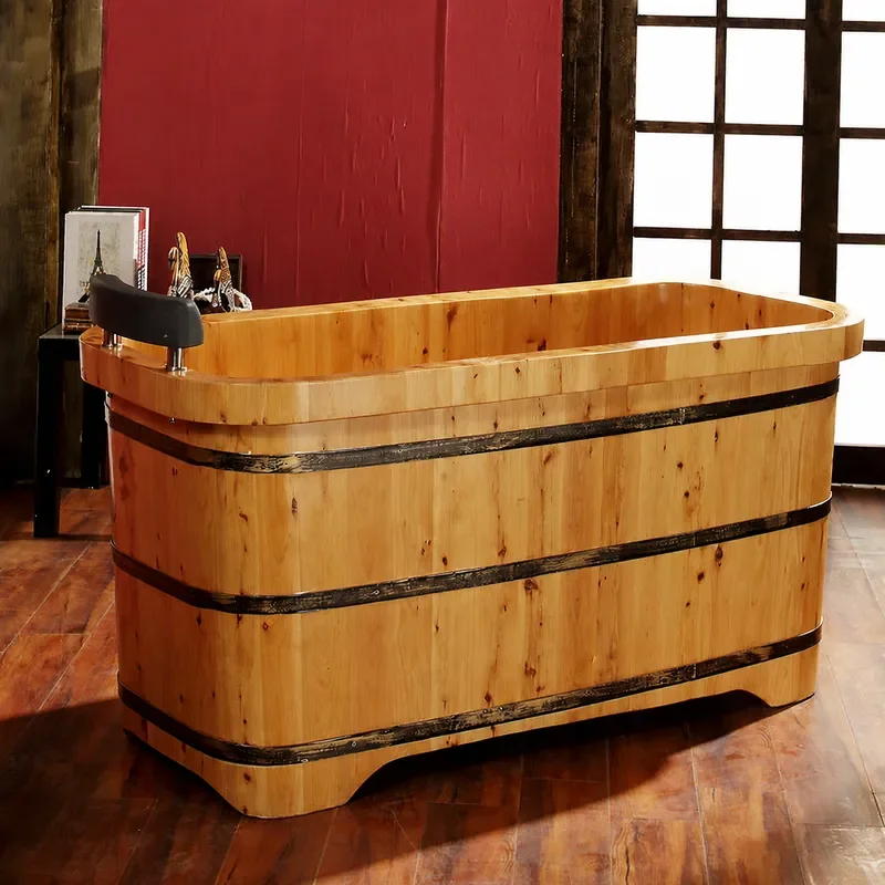 Health Wellness Spa - Bañera de Madera de Cedro de