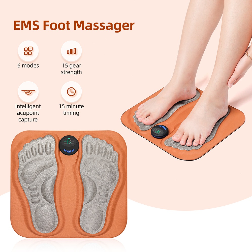 Ems Foot Massager - Alfombrilla de masaje de pies EMS,