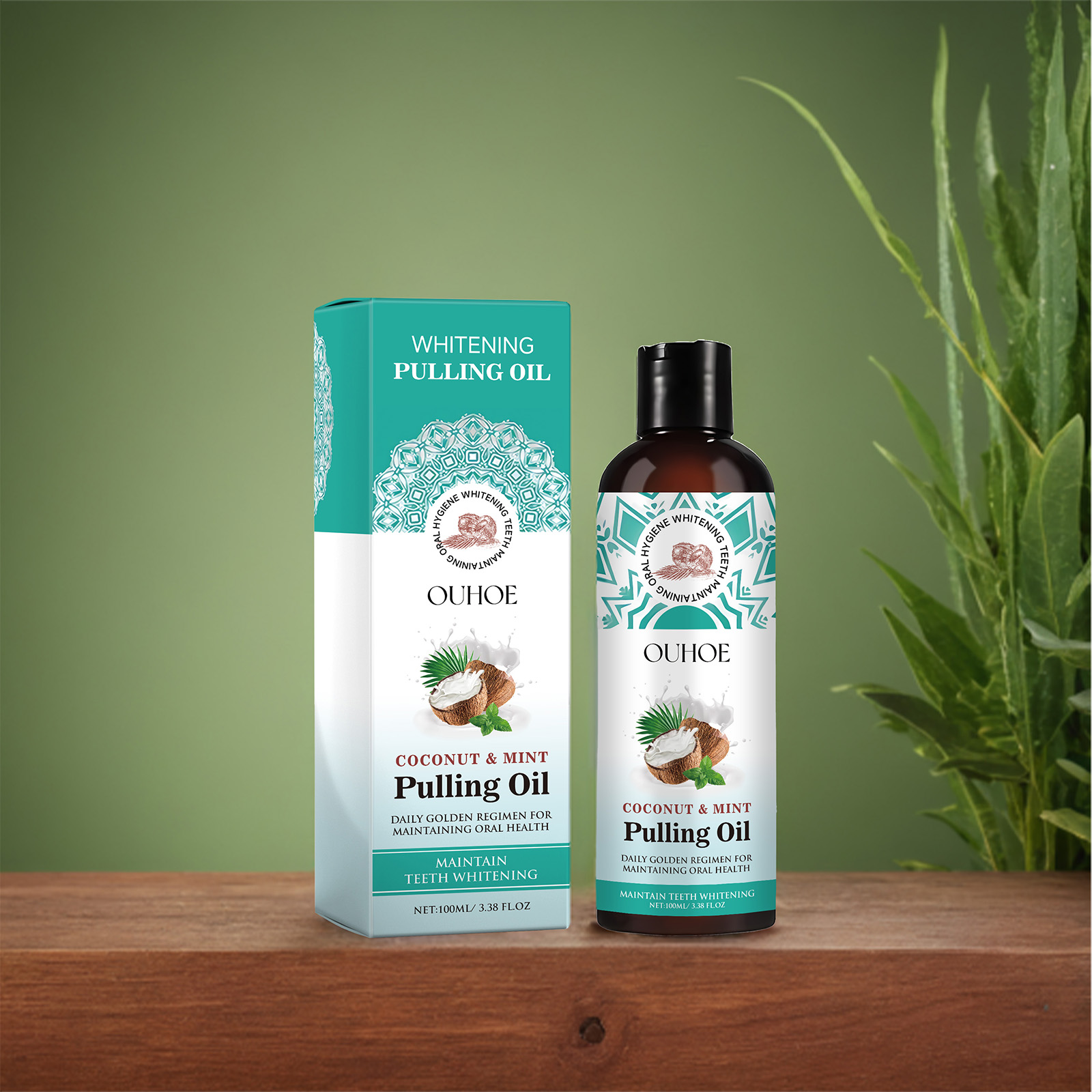 Enjuague bucal de aceite de co - Health Wellness Solutions reseña y precio