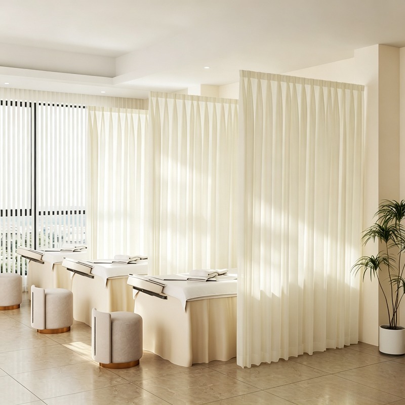 Cortina de Privacidad Curva en - Health Wellness Center reseña y precio