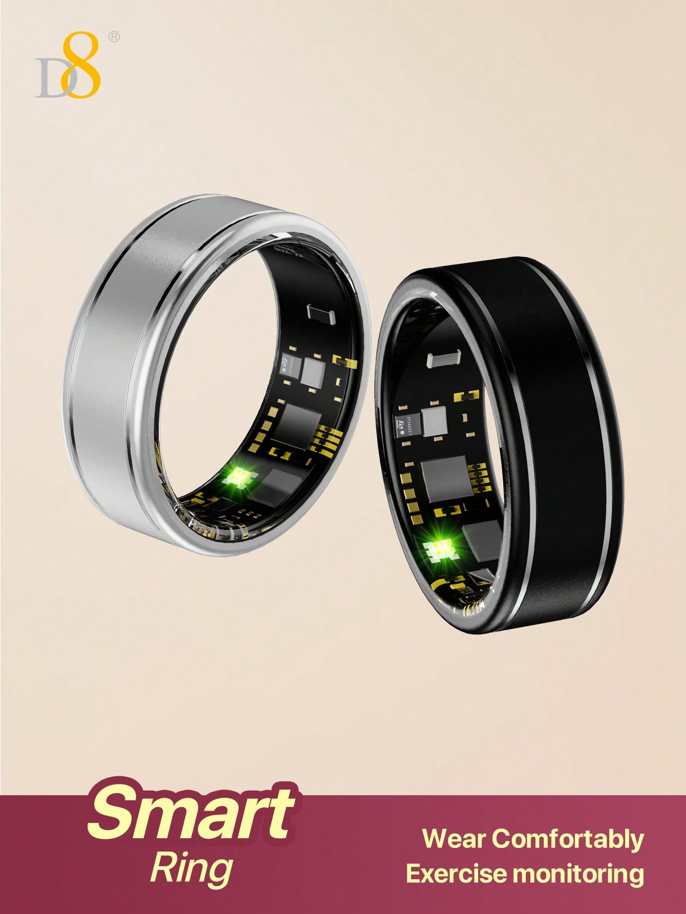 Anillo Inteligente D8, Monitor - Women'S Health & Wellness Center reseña y precio