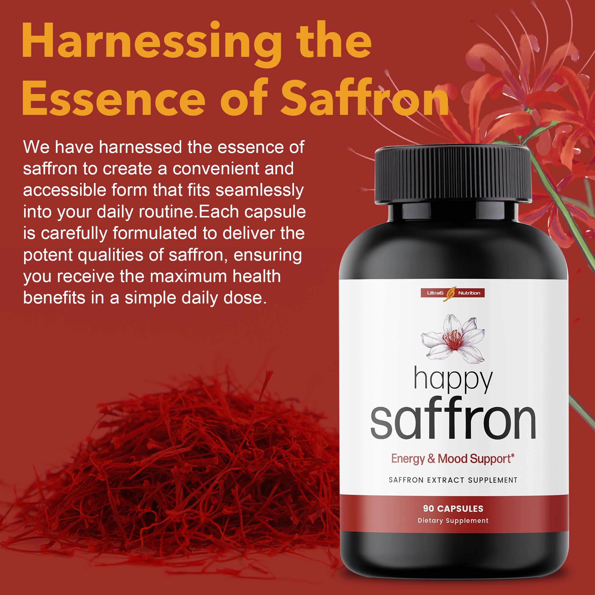 Cápsulas de extracto de azafrá - Health And Wellness Promotion reseña y precio