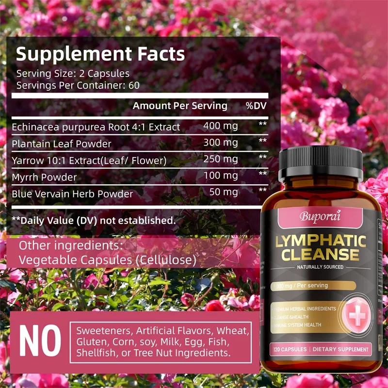 Suplemento de limpieza linfáti - Health And Wellness Promotion reseña y precio