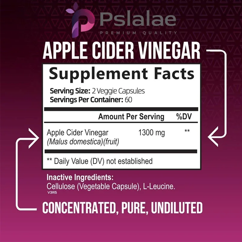 Cápsulas de vinagre de sidra d - Health And Wellness Promotion reseña y precio