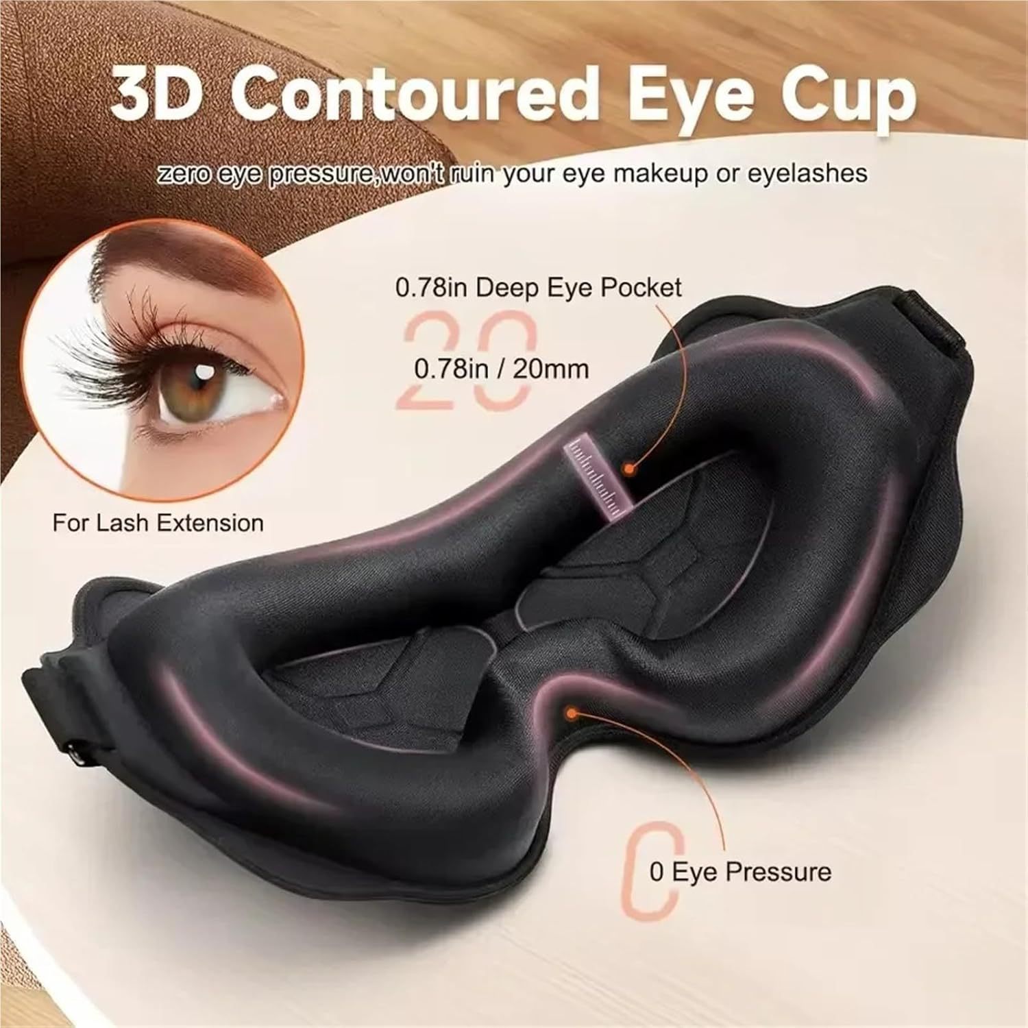 Máscara de Dormir 3D que Bloqu - Sleep Eye Mask 3D reseña y precio