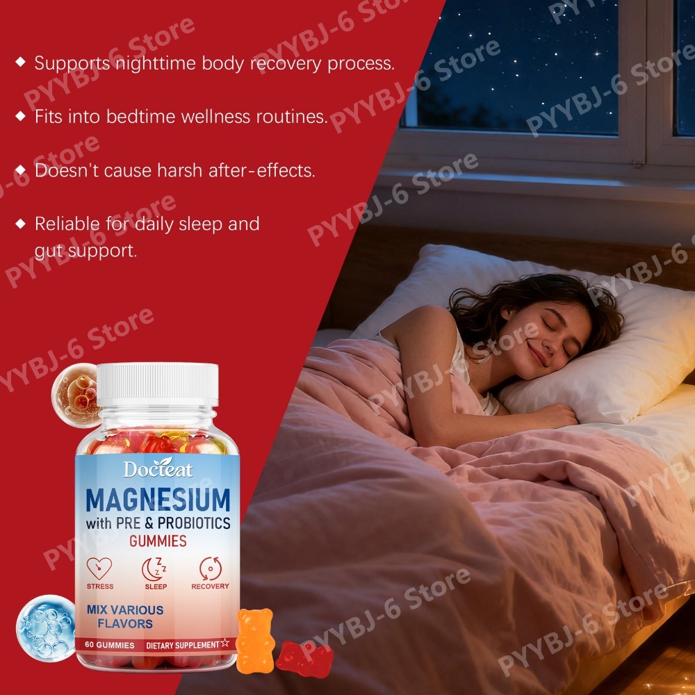 Gomitas de Magnesio con Prebió - Health Wellness Gummies reseña y precio
