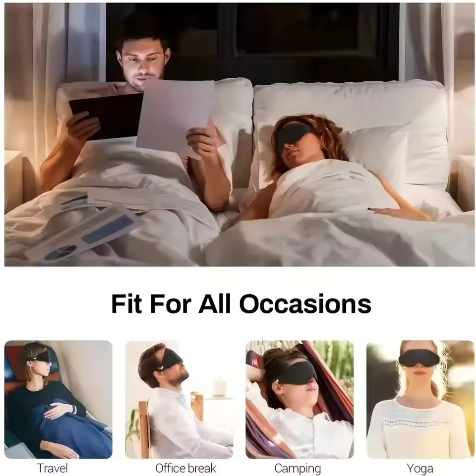 Antifaz 3D, Cómodo y Transpira - Sleep Eye Mask 3D reseña y precio