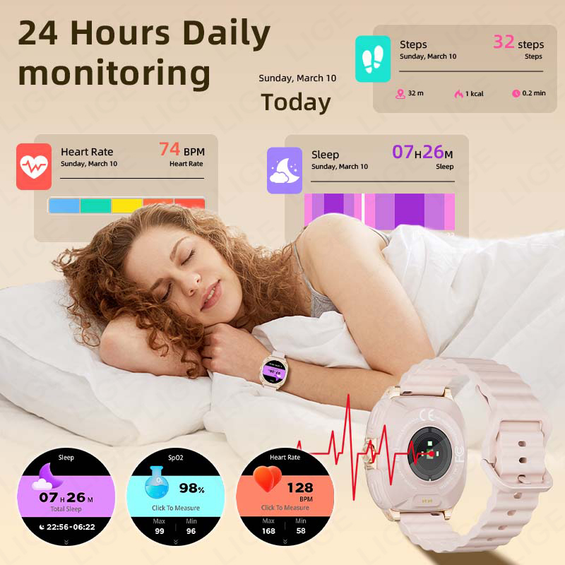 Reloj Inteligente LIGE 2 en 1  - Health Wellness Trends 2026 reseña y precio
