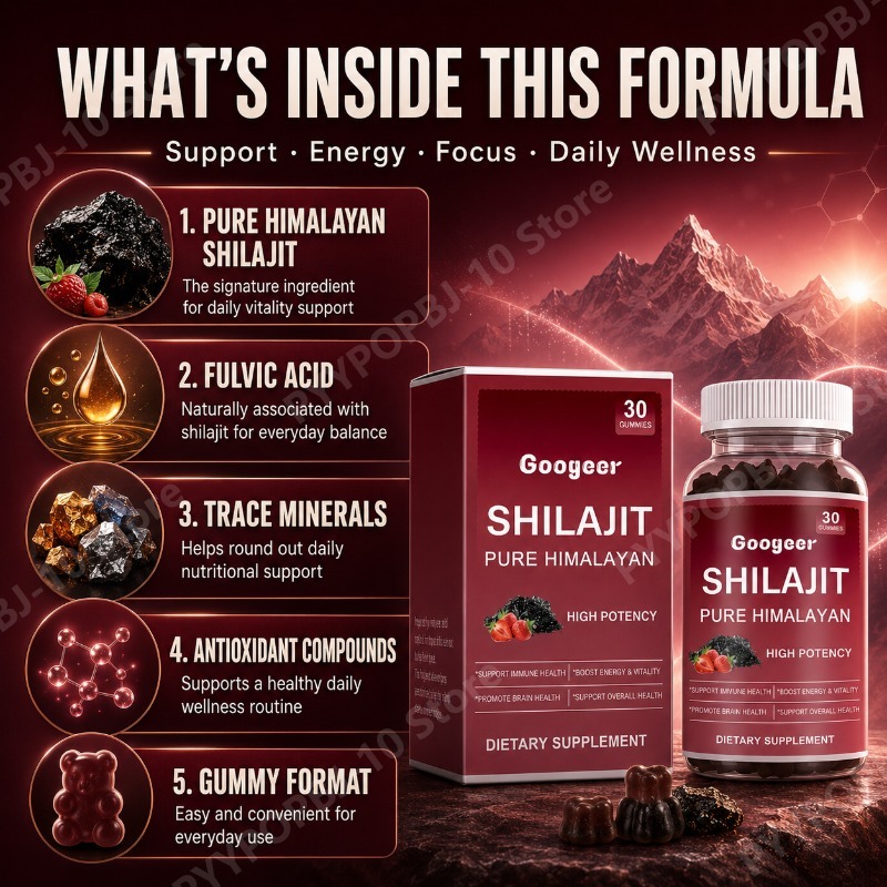 Gomitas de Shilajit Googeer, P - Health Wellness Gummies reseña y precio
