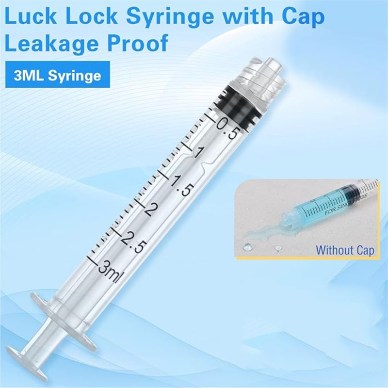 Jeringas Luer Lock de 3 ml, 20 - Health Wellness Solutions reseña y precio