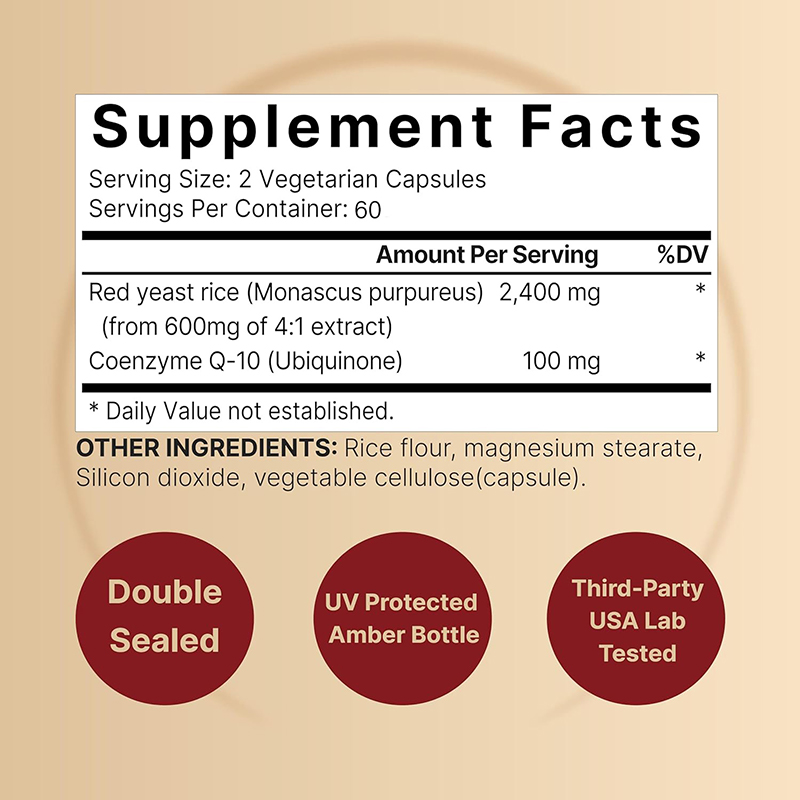 Cápsulas de arroz con levadura - Health And Wellness Promotion reseña y precio