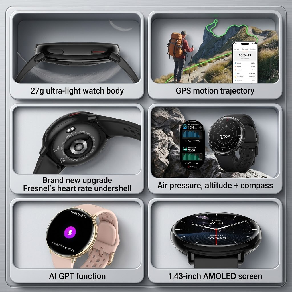 Reloj Inteligente HD21 de 1.43 - Health Wellness Trends 2026 reseña y precio